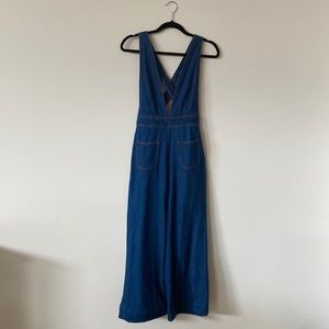 Urban Outfitters Denim Jumpsuit with Pockets